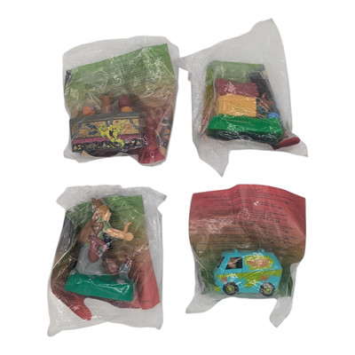 Burger King Kids Club 1996 Hanna-Barbera Scooby Doo 4 Figuren Komplett NEU OVP