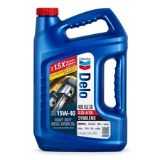 Delo 400 XLE Heavy Duty Synblend Diesel Engine Oil 15W-40, 1 Gallon, Pack of 1