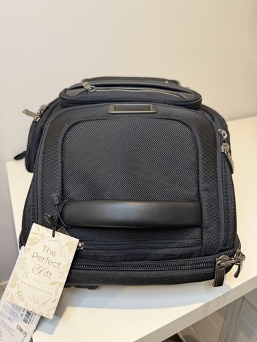 NWT -Briggs & Riley - Medium Wide mouth Backpack - KK527-4 - Black. 17x14.5x8 in - Zdjęcie 6 z 17