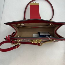 Authentic Gucci GG Supreme Apple Print Padloc...