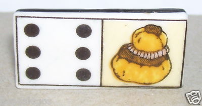 Ancien Domino électrique En Porcelaine Blanche - Vintage - Bon état