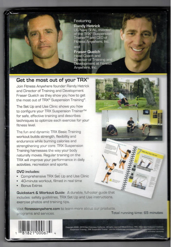 TRX Basic Training DVD + Handbuch Englisch 65min. - NEU/OVP (2010) - Bild 2 von 2