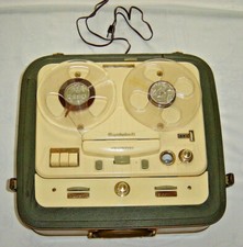 Vintage Telefunken Magnetofon Old Beautiful Real Portable West Germany