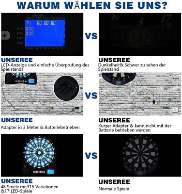 Turnart Dartscheibe Elektronisch Dartscheibe Elektr Produktbild-Vorschau 8