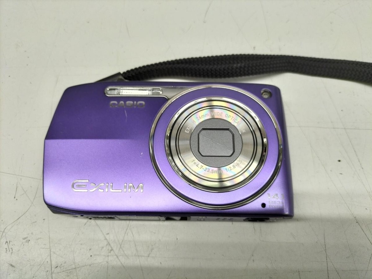 ピンクの猫　EXILIM 14.1メガピクセル パープル EX-Z2000 Casio Exilim EX-Z2000 14.1 mp Pink – Digisnap