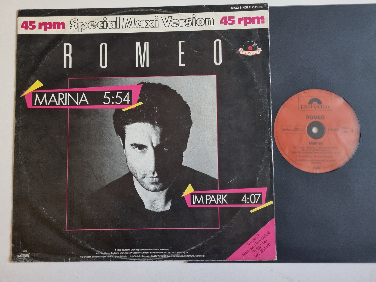 Romeo - Marina 12'' Vinyl Maxi Germany/ CV Rocco Granata