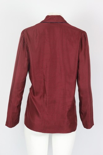 RAQUEL ALLEGRA POLKA DOT SILK JACKET UK 8 - Picture 4 of 4