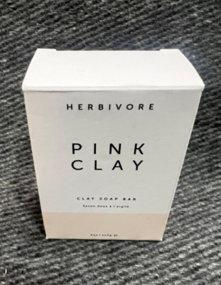 HERBIVORE PINK CLAY FRENCH CLAY COCONUT GENTLE CLEANSING SOAP BAR