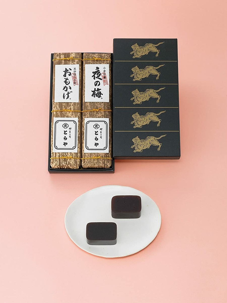 Toraya Large Yokan Azuki Beans Yoru no Ume and Omokage | eBay