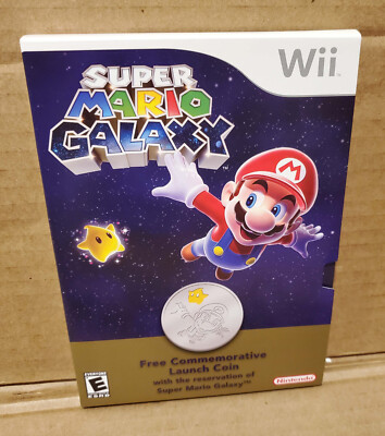 Super Mario Galaxy Commemorative Launch Coin Nintendo Wii 2007 With COA