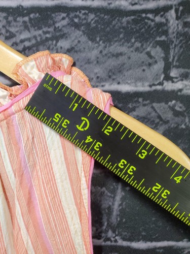 Anthropologie Visayas Combinaison Femme Medium Orange Rose Blanc Breezy Costal Boho - Photo 12/17