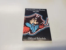 JS15 Portland Pirates 2001/02 Minor Hockey Pocket Schedule - Dunkin Donuts