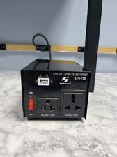 Goldsource STU-750 Step Up Step Down Transformer 110V 220V With 5V USB- WORKS