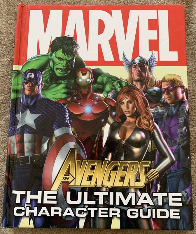 Marvel Avengers The Ultimate Character Guide HARDCOVER Book Great Gift