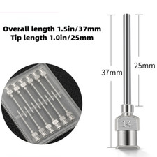 12pcs Precision Blunt Tip Dispenser Needles Stainless Steel Glue Needle 1