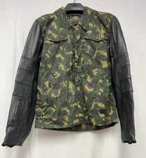Roland Sands Designs Johnny Jacket Camo Green/Black Large *CLOSEOUT Was $385*