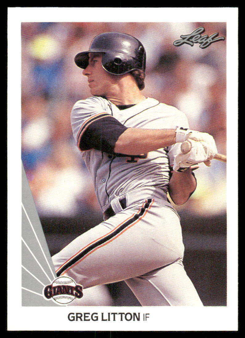 Greg Litton 1990 Leaf #331 San Francisco Giants