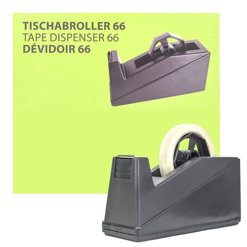 Robuster Tischabroller mit Klebeband - 33/66 - Klebebandabroller Abroller - Bild 12 von 17