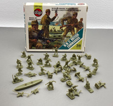 Airfix Toy Soldiers WW2 British Commandos 1/72 Scale Complete Vintage 1977