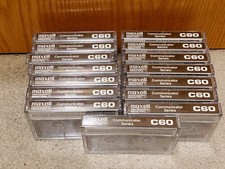 Maxell Professional Industrial P/I Communicator Series C60 Cassette Tape Lot 15