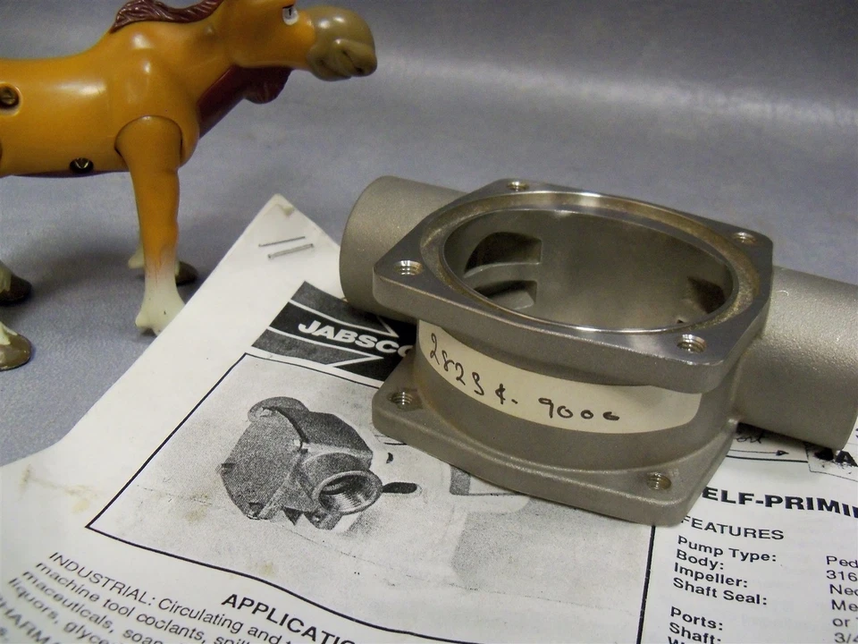 Cuerpo de bomba Jabsco 18753-0187 316SS para bomba de pedestal autocebante 30510-0103 Foto 2 de 4