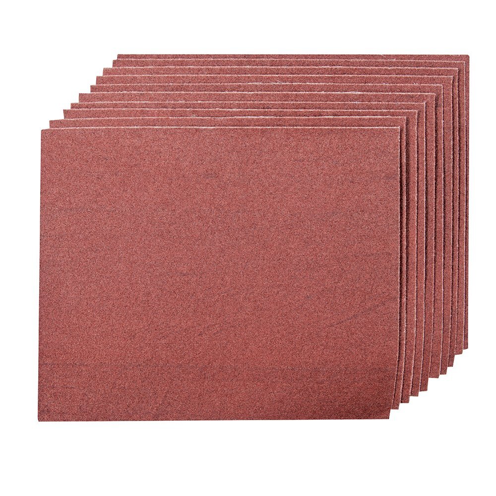 Silverline Emery Cloth Sheets 10pk 80 Grit | 969749