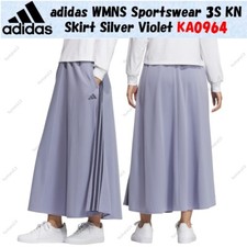 adidas WMNS Sportswear 3S KN Skirt Silver Violet KA0964 Japan size