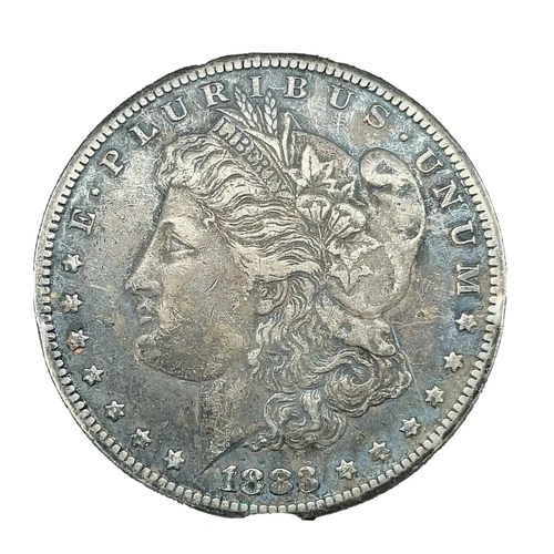 1883-S Morgan Dollar XF Extra Fine 90% Silver $1 US  Toned Coin Collectible #412