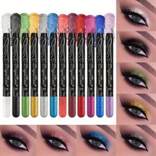 12 color eye shadow suit, matte waterproof du...