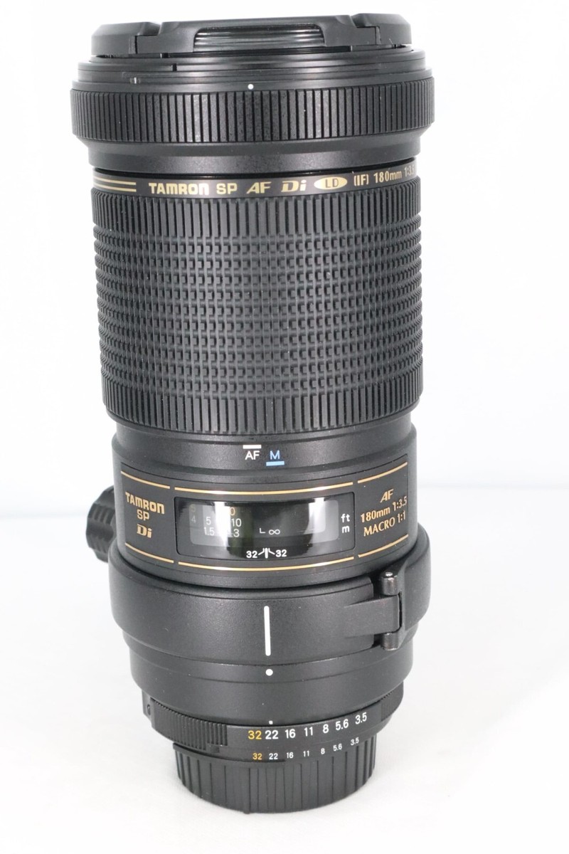 Tamron AF 180mm f/3.5 Di SP A/M FEC LD (IF) 1:1 Macro Lens Tamron AF 180mm f/3.5 Di SP A/M FEC LD (IF) 1:1 Macro Lens