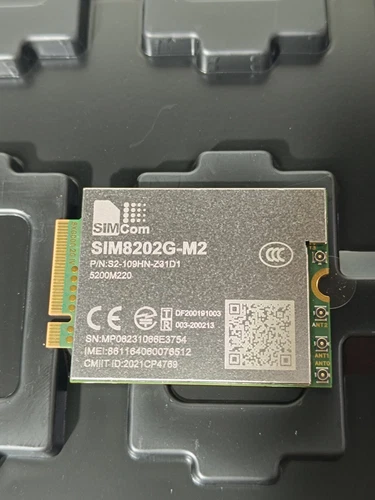 SIMCom SIM8202G-M2 M.2 Multi-Band 3G/4G/LTE/5G  NR/LTE-FDD/LTETDD/HSPA+ _0.008_6