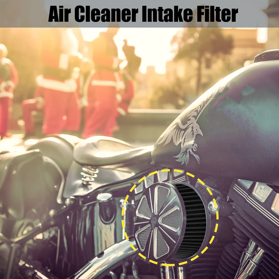 Filtro de aire de repuesto para Harley-Davidson Iron 1200 2018-2020 negro Foto 2 de 4