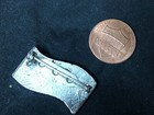 Vintage American Patriotic Flag Rhinestones Brooch 1 1/8 X 3/4 inch — photo 2