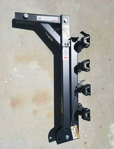 Maxxhaul (70210) 4-Bike Deluxe Hitch Mount Rack , Black
