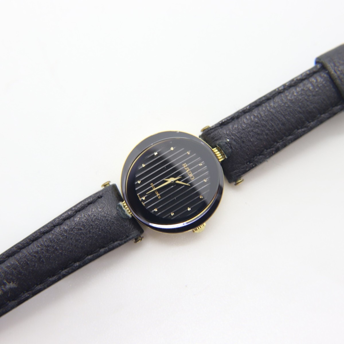 Rado Florence Watch Women's 23mm Quartz Vintage Round Black Rado Florence Watch Women's 23mm Quartz Vintage Round Black
