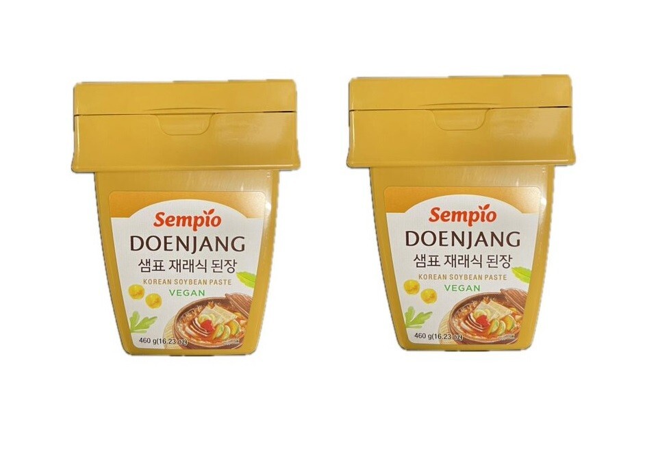 Doppelpack: 2 x 460g Sempio Sojabohnenpaste Doenjang Miso Suppe Sojapaste BRAUN
