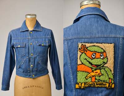 安00s julius ninja cowl neck denim jacket Julius Julius_7 FW10 Goth_ik Cowl Neck Washed Denim Jacket