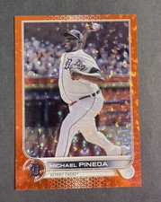 2022 Update Base Orange Foilboard #US284 Michael Pineda #/299 - Detroit Tigers