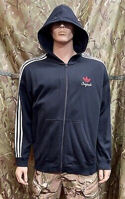 Adidas Originals Hoodie XL Hooded Jacket Old Skool Retro Adidas Originals Hoodie XL Hooded Jacket Old Skool Retro