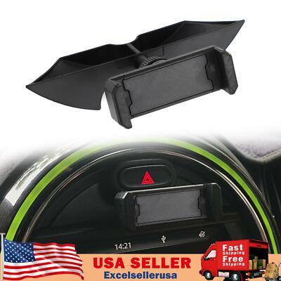Black Car Dashboard Slot Phone Holder Mount For BMW MINI Cooper F54 F55 F56 F57