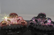 1 New Gorgeous Hair Clip with Shinny Swarovsky Crystals Hair Jewelry Accessories