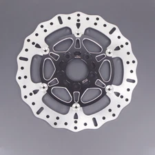 Black 11.8" Floating Rear Brake Rotor for Harley 08-later Road Glide FLHX FLHT