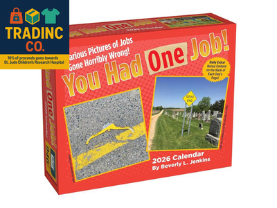 You Had One Job 2026 Day-To-Day Calendar