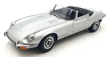 Autoart 1/18 Scale Diecast DC18626Q - Jaguar E-Type Cabriolet - Silver