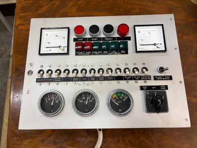 SWAN AC BREAKER PANEL 13ACC BREAKERS VOLT & AMP METER...