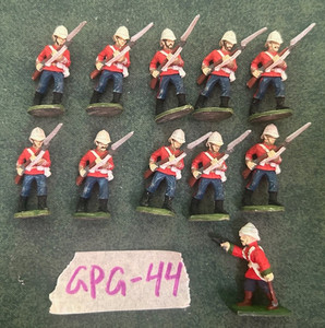 25mm Painted Colonial Era British Lot GPG-44