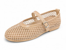 Women s Mesh Ballet Flats Breathable Summer Slip-On Casual Shoes