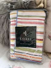 RALPH LAUREN Harbor View Stripe Standard SHAM NEW RARE. Beach Cottage