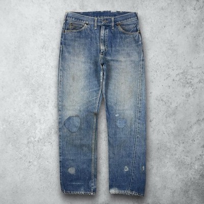 Vintage 50s Penney's Foremost Selvedge Faded Cowboy Denim Jeans Men s 32x30