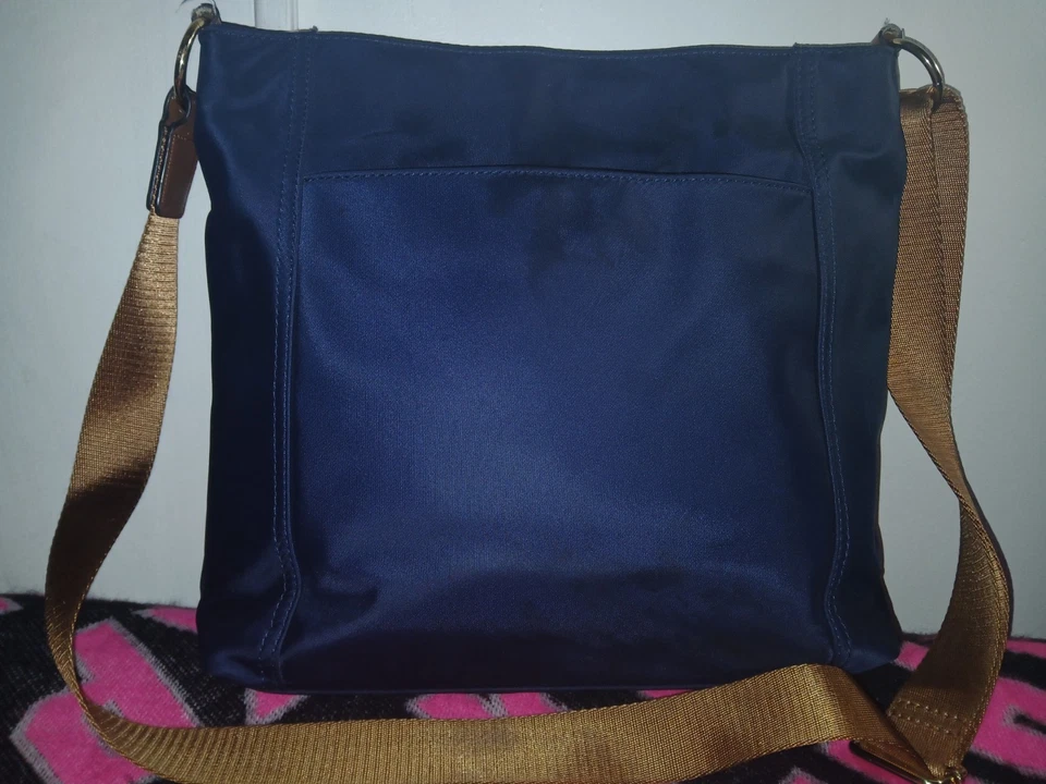 Calvin Klein Crossbody Nylon Navy Blue Adjustable Strap 11x11" - Image 4 of 4